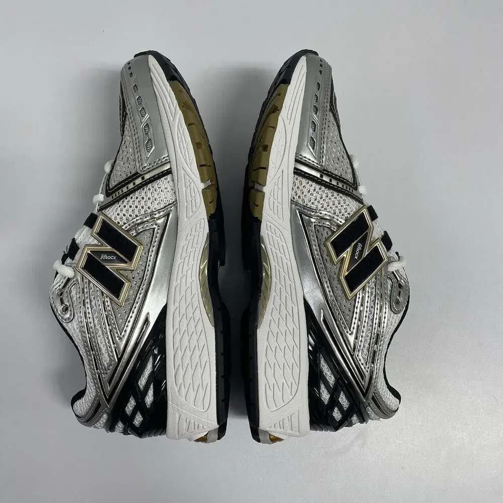 New Balance 1906R Metallic Silver Metallic Gold M1906RA Size 5 Men Size 6.5 WMNS